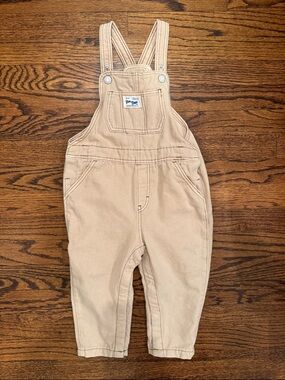 H&M Baby Boy 18M Beige Overalls